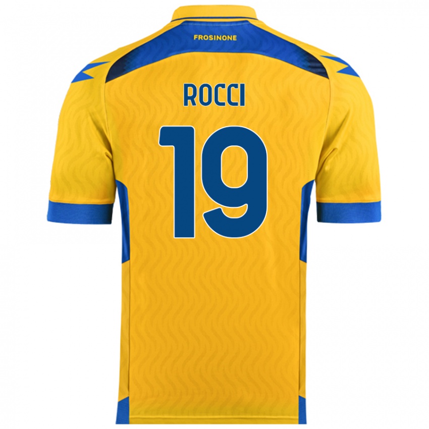 Dětské Valerio Rocci #19 Žluť Domů Hráčské Dresy 2024/25 Dres