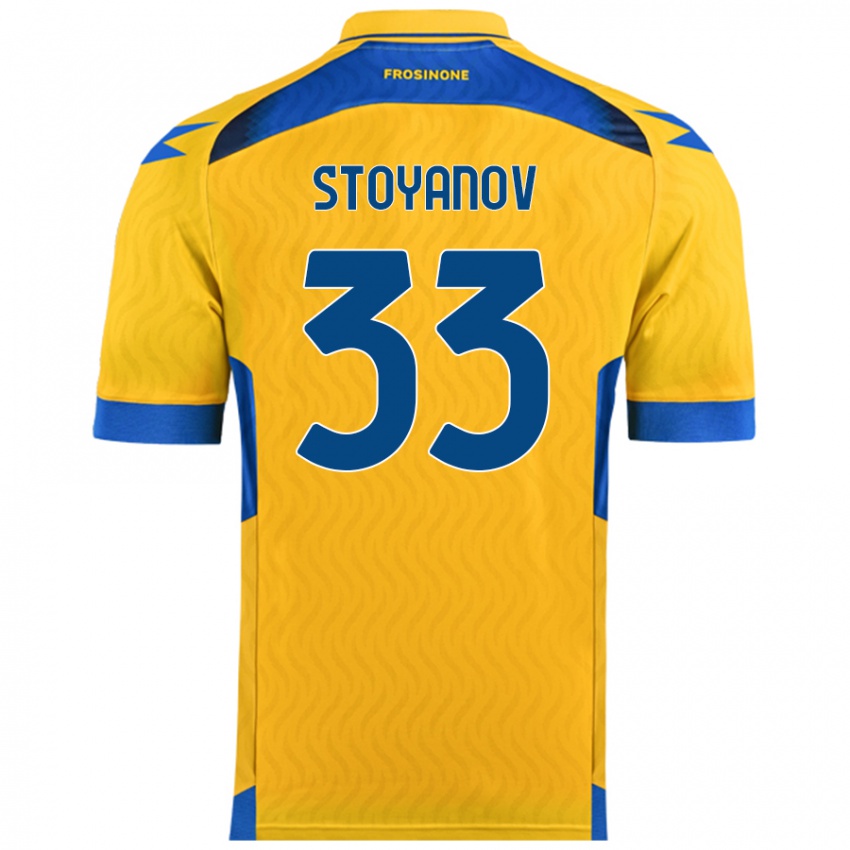 Dětské Steliyan Stoyanov #33 Žluť Domů Hráčské Dresy 2024/25 Dres