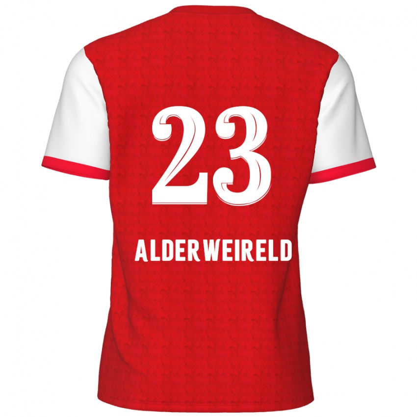 Dětské Toby Alderweireld #23 Červená Bílá Domů Hráčské Dresy 2024/25 Dres