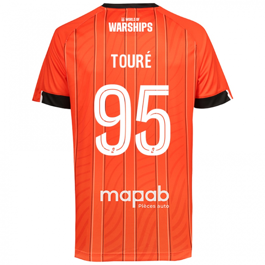 Dětské Isaak Touré #95 Pomerančový Domů Hráčské Dresy 2024/25 Dres