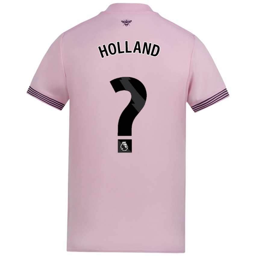 Dětské Isaac Holland #0 Růžový Daleko Hráčské Dresy 2024/25 Dres