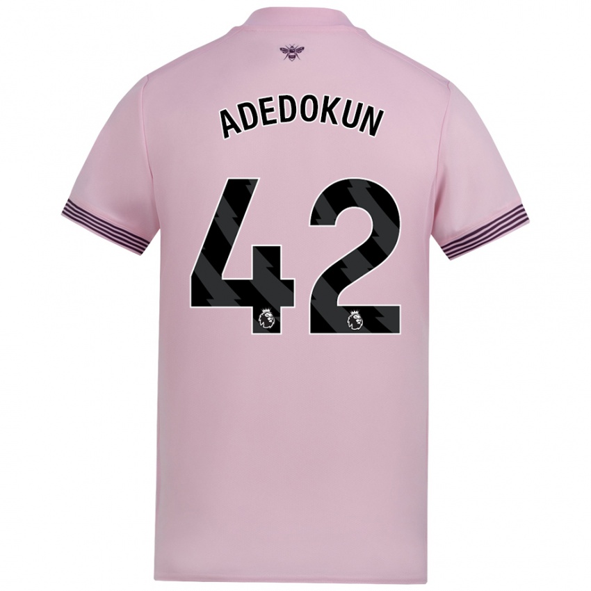 Dětské Val Adedokun #42 Růžový Daleko Hráčské Dresy 2024/25 Dres