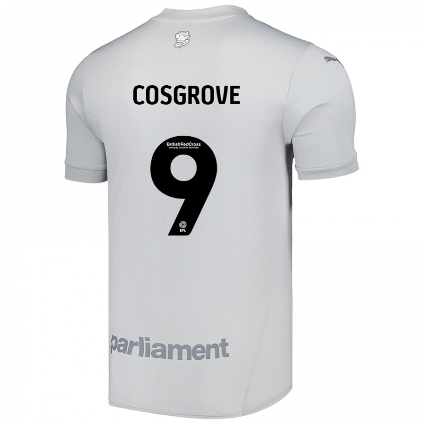 Dětské Sam Cosgrove #9 Stříbrně Šedá Daleko Hráčské Dresy 2024/25 Dres