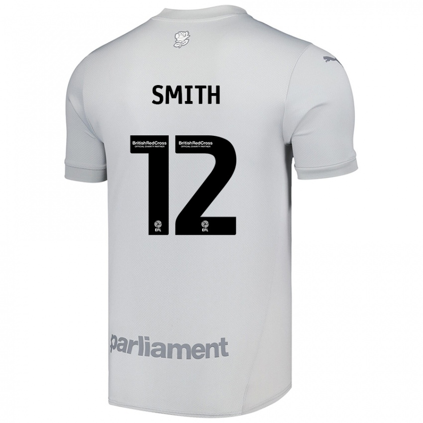 Dětské Jackson Smith #12 Stříbrně Šedá Daleko Hráčské Dresy 2024/25 Dres