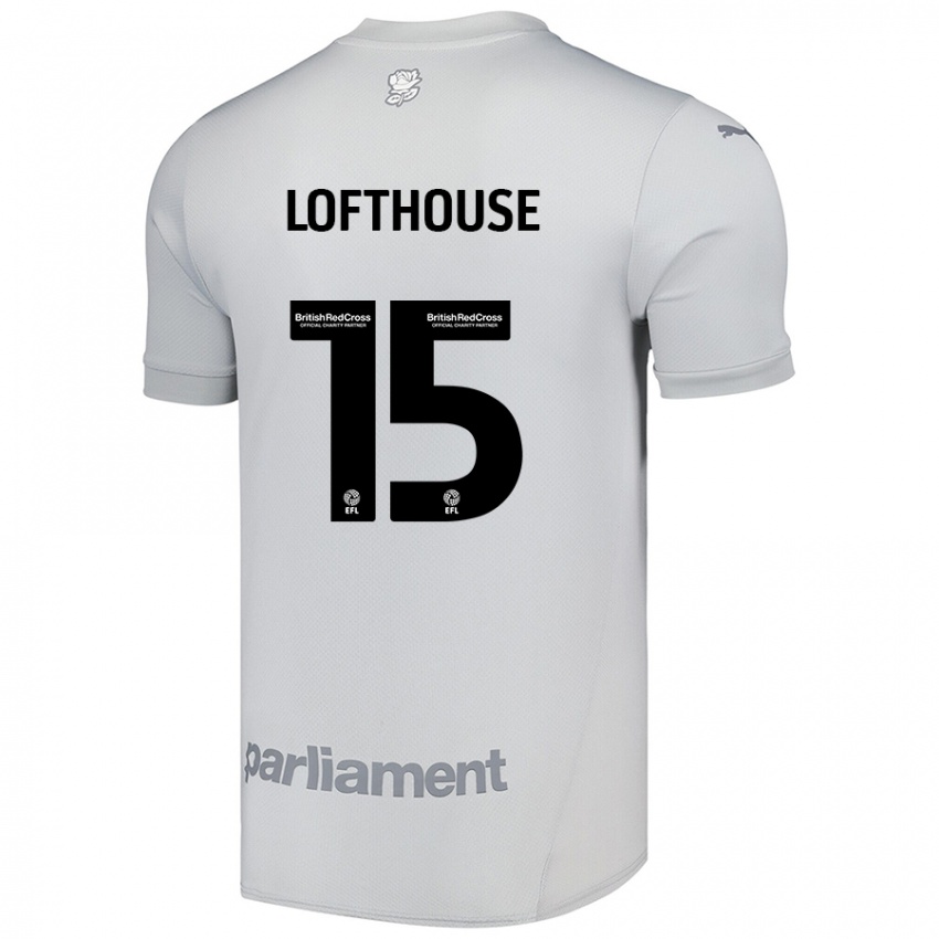 Dětské Kyran Lofthouse #15 Stříbrně Šedá Daleko Hráčské Dresy 2024/25 Dres