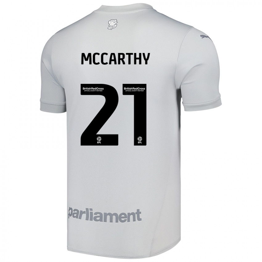 Dětské Conor Mccarthy #21 Stříbrně Šedá Daleko Hráčské Dresy 2024/25 Dres