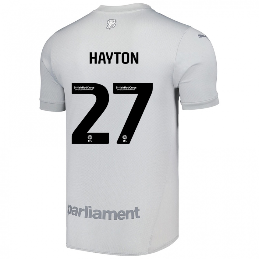 Dětské Adam Hayton #27 Stříbrně Šedá Daleko Hráčské Dresy 2024/25 Dres