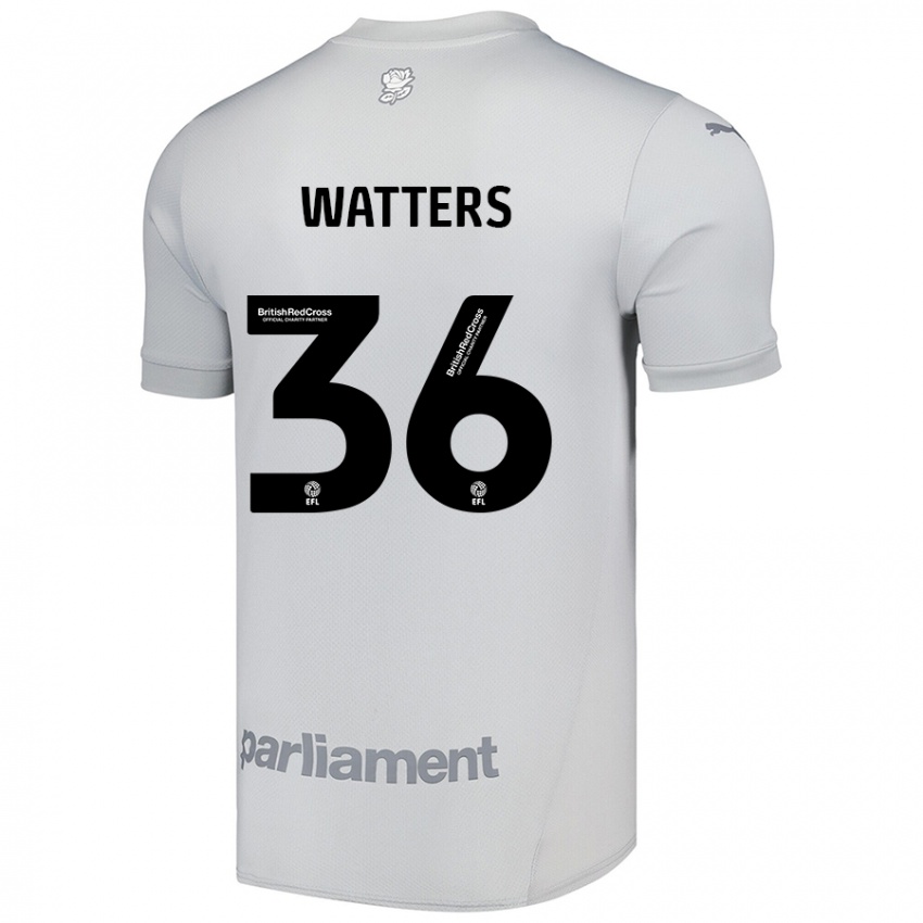 Dětské Max Watters #36 Stříbrně Šedá Daleko Hráčské Dresy 2024/25 Dres