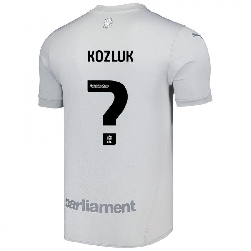 Dětské Ziggy Kozluk #0 Stříbrně Šedá Daleko Hráčské Dresy 2024/25 Dres