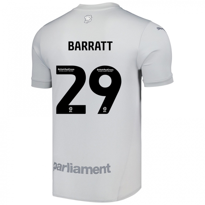 Dětské Connor Barratt #29 Stříbrně Šedá Daleko Hráčské Dresy 2024/25 Dres