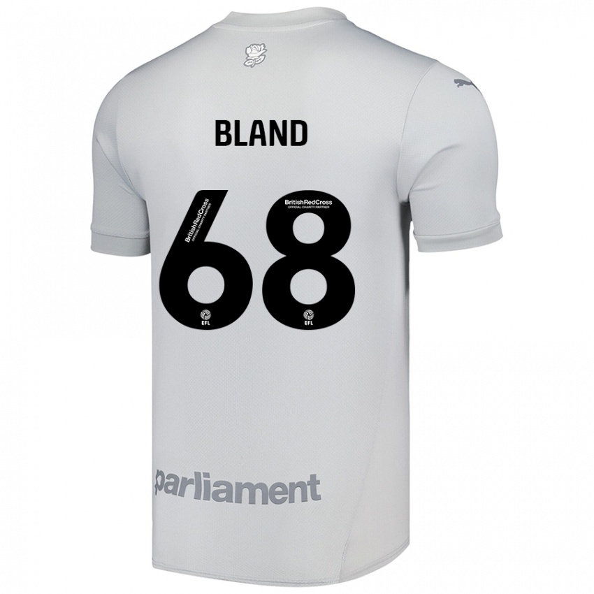 Dětské Jonathan Bland #68 Stříbrně Šedá Daleko Hráčské Dresy 2024/25 Dres