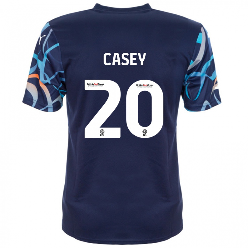 Dětské Oliver Casey #20 Námořnická Modrá Daleko Hráčské Dresy 2024/25 Dres