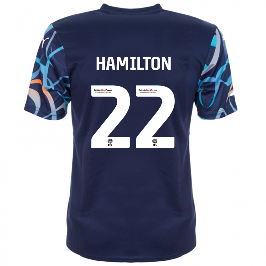 Dětské Cj Hamilton #22 Námořnická Modrá Daleko Hráčské Dresy 2024/25 Dres