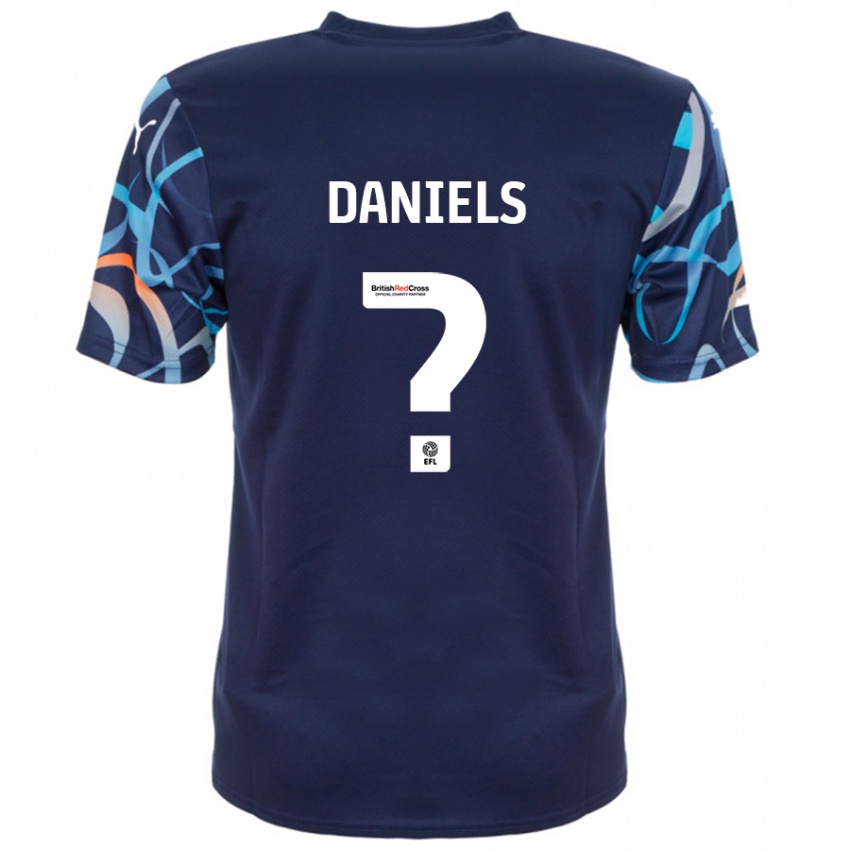 Dětské Jake Daniels #0 Námořnická Modrá Daleko Hráčské Dresy 2024/25 Dres