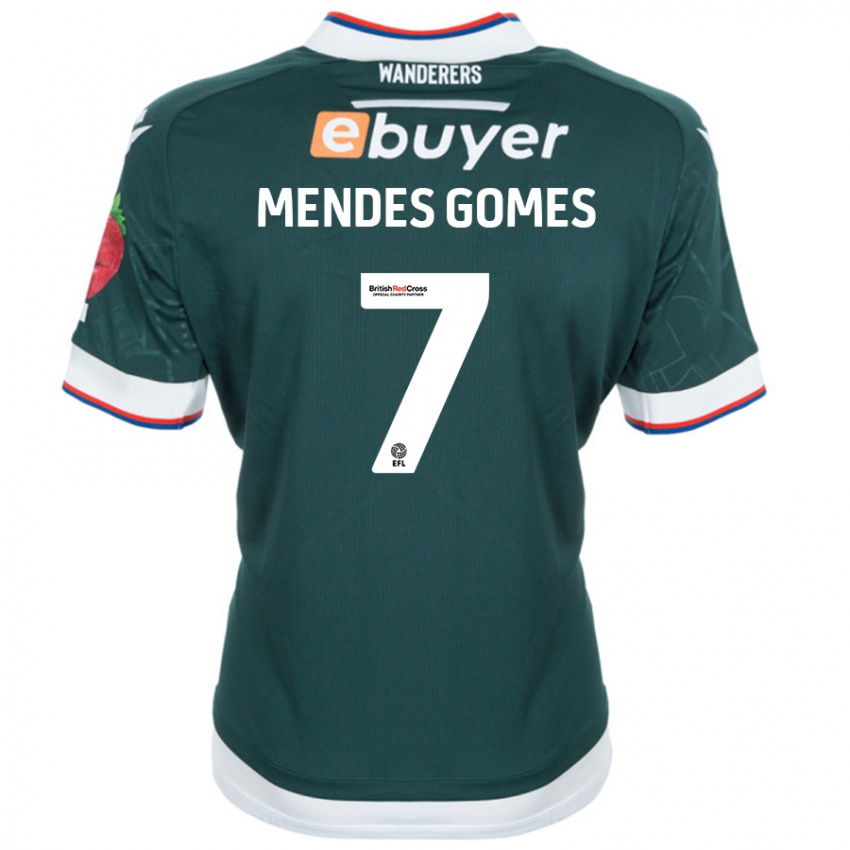 Dětské Carlos Mendes #7 Tmavě Zelená Daleko Hráčské Dresy 2024/25 Dres