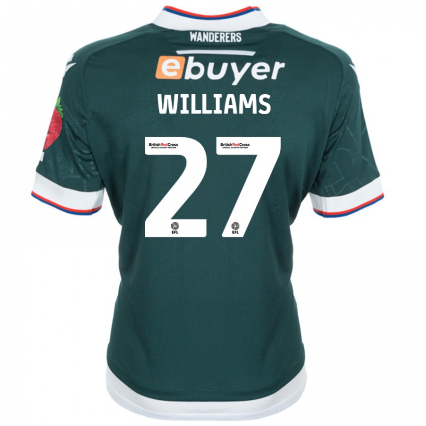 Dětské Randell Williams #27 Tmavě Zelená Daleko Hráčské Dresy 2024/25 Dres