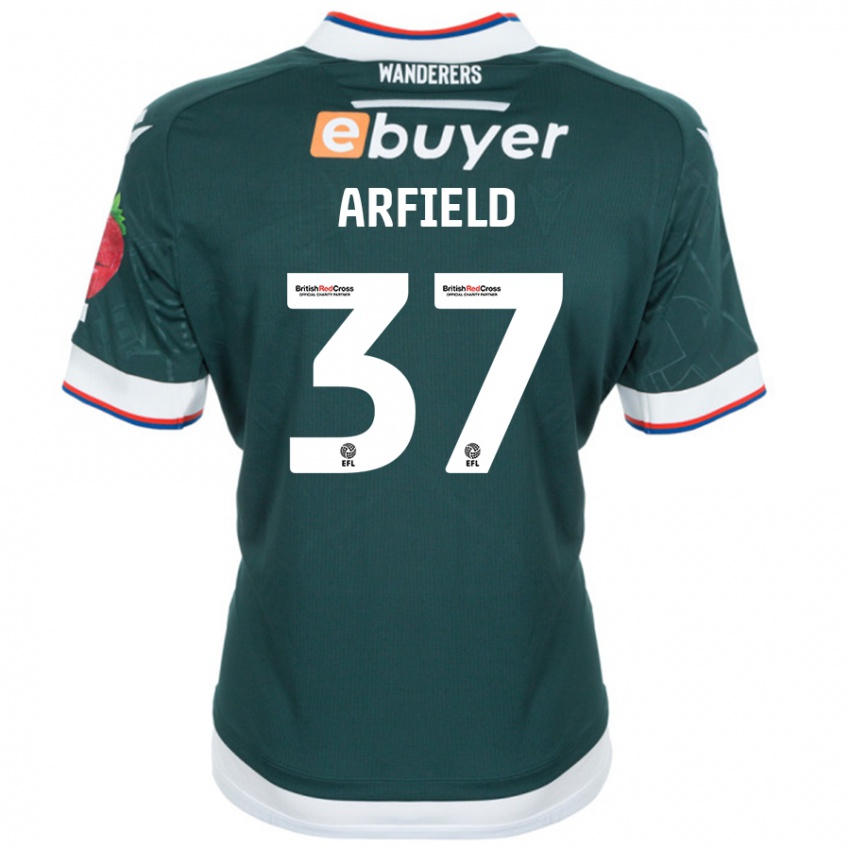 Dětské Scott Arfield #37 Tmavě Zelená Daleko Hráčské Dresy 2024/25 Dres