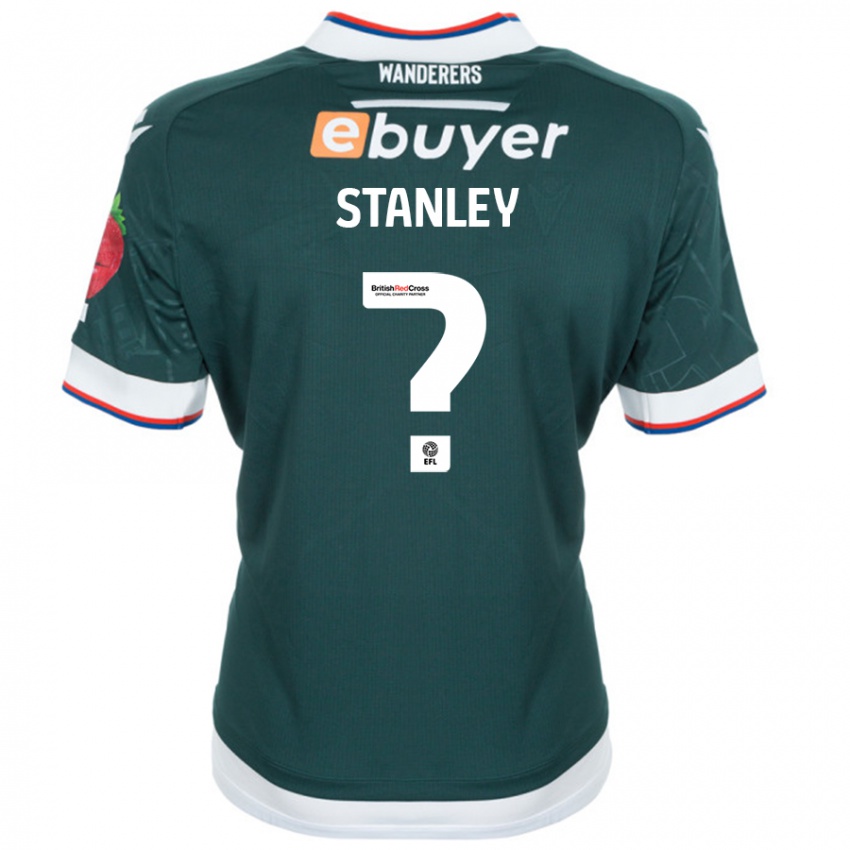 Dětské Laila Stanley #0 Tmavě Zelená Daleko Hráčské Dresy 2024/25 Dres