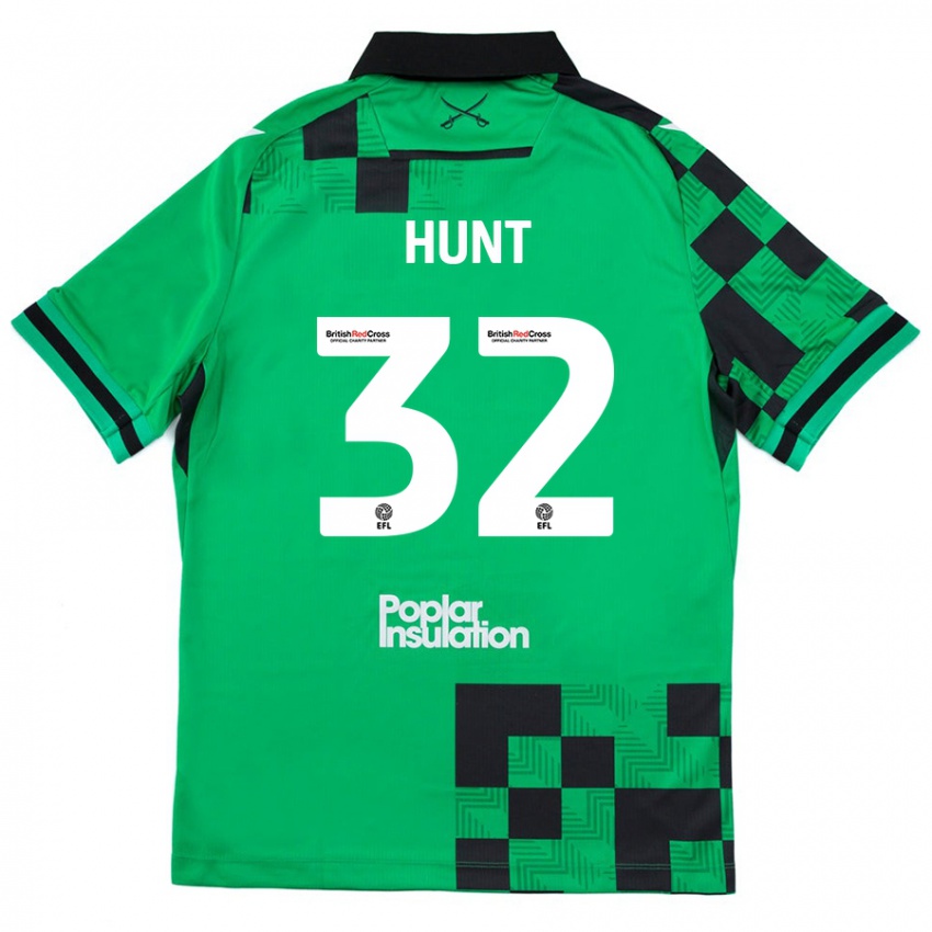 Dětské Jack Hunt #32 Zelená Černá Daleko Hráčské Dresy 2024/25 Dres