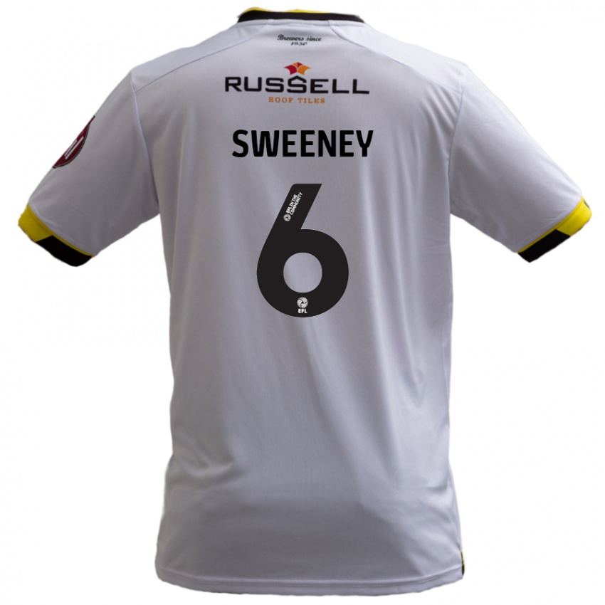 Dětské Ryan Sweeney #6 Bílý Daleko Hráčské Dresy 2024/25 Dres