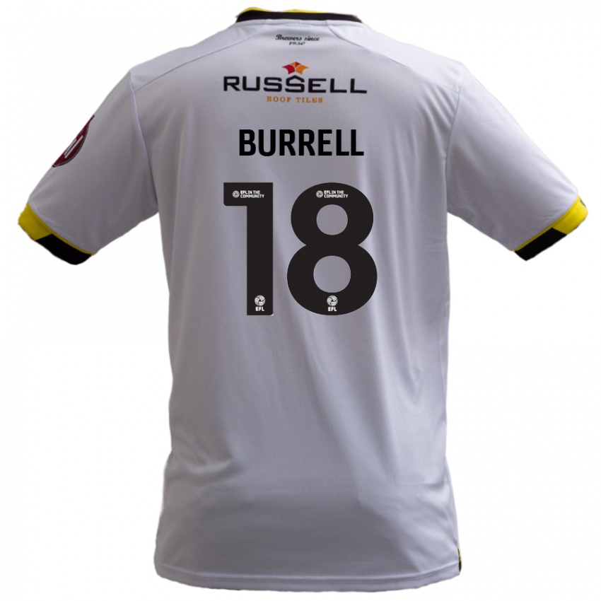 Dětské Rumarn Burrell #18 Bílý Daleko Hráčské Dresy 2024/25 Dres