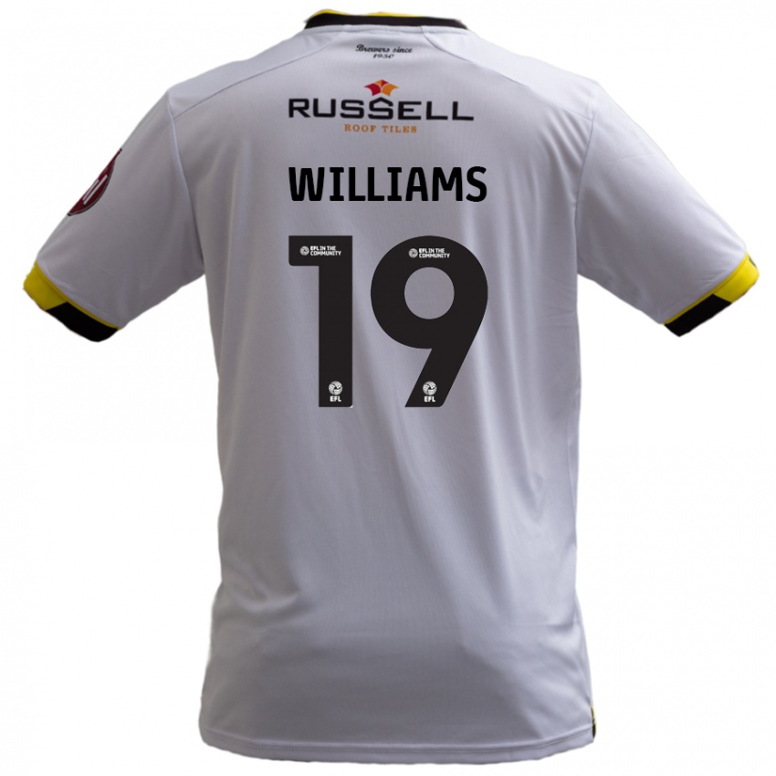 Dětské Dylan Williams #19 Bílý Daleko Hráčské Dresy 2024/25 Dres