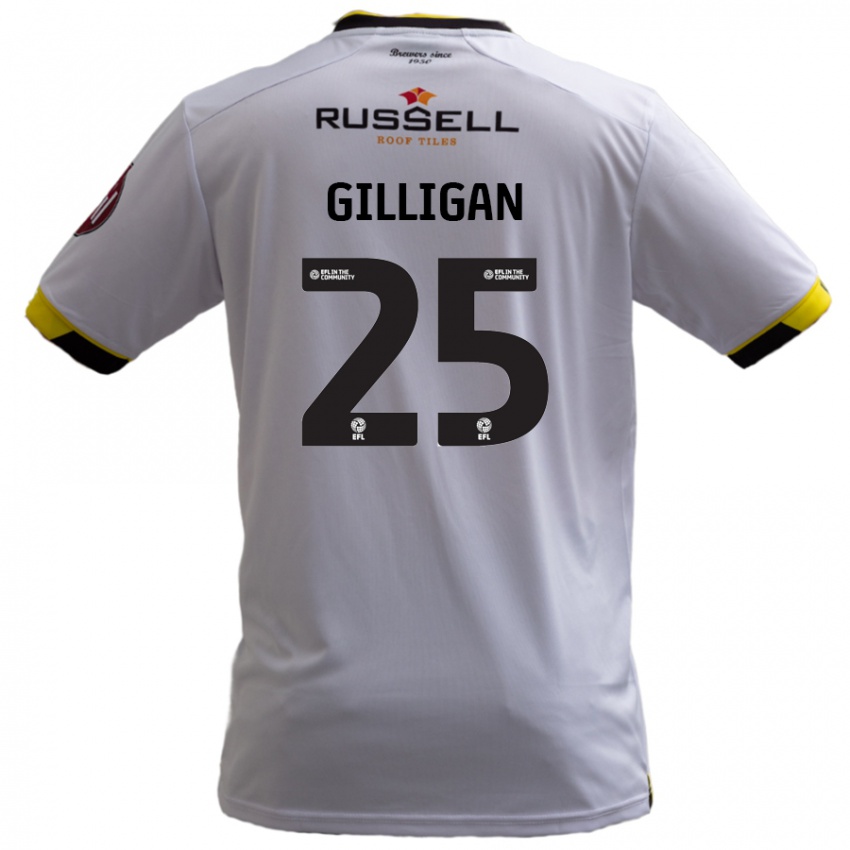 Dětské Ciaran Gilligan #25 Bílý Daleko Hráčské Dresy 2024/25 Dres