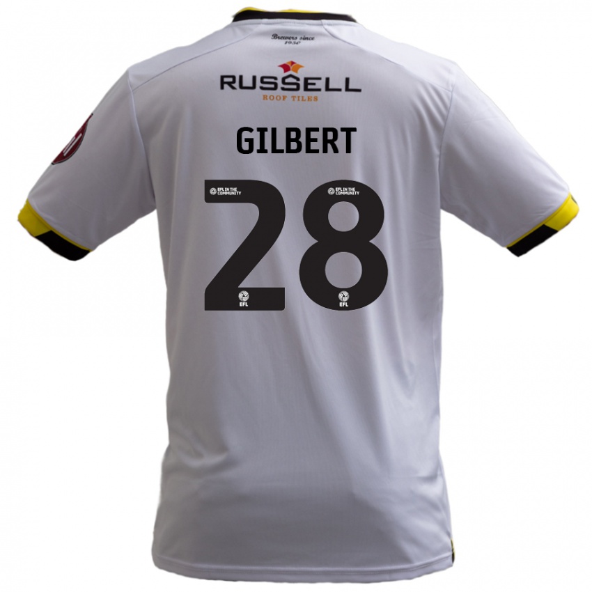 Dětské Cameron Gilbert #28 Bílý Daleko Hráčské Dresy 2024/25 Dres