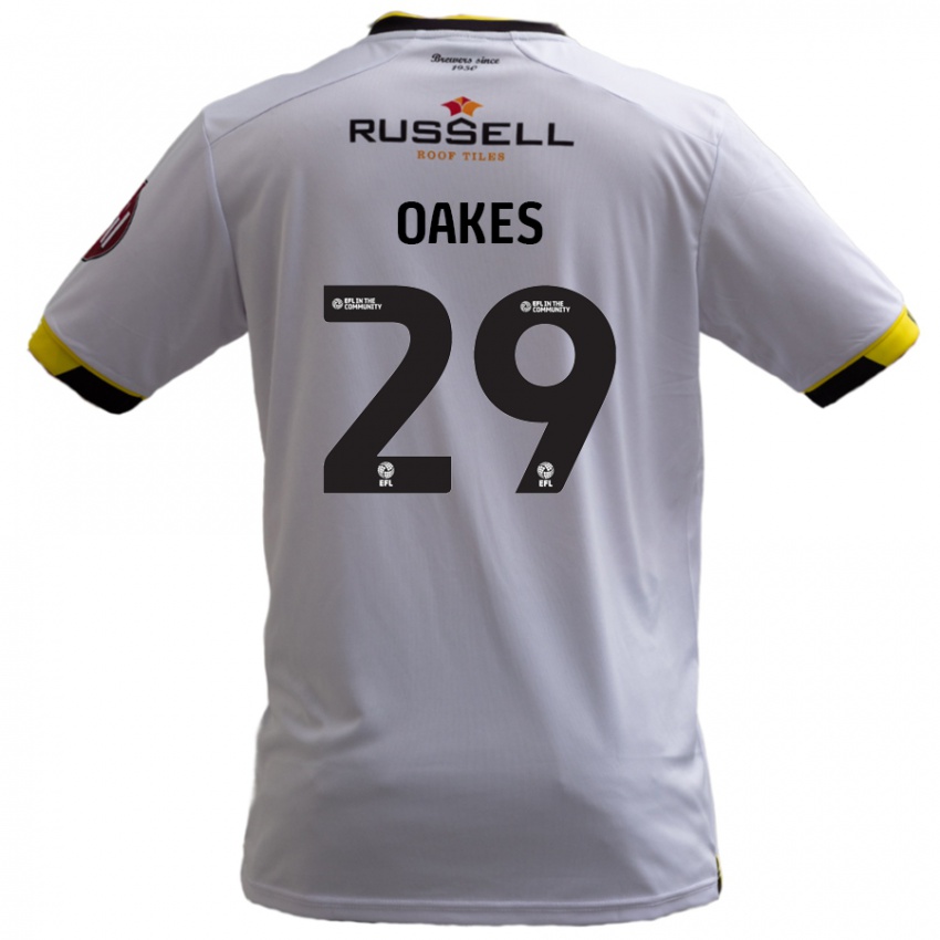 Dětské Toby Oakes #29 Bílý Daleko Hráčské Dresy 2024/25 Dres