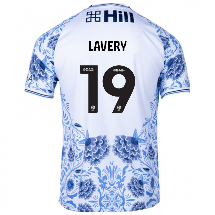 Dětské Shayne Lavery #19 Bílá Modrá Daleko Hráčské Dresy 2024/25 Dres