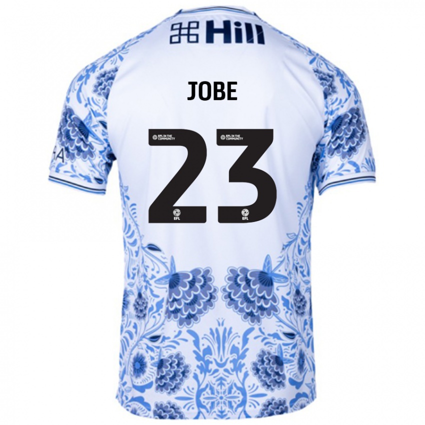 Dětské Mamadou Jobe #23 Bílá Modrá Daleko Hráčské Dresy 2024/25 Dres