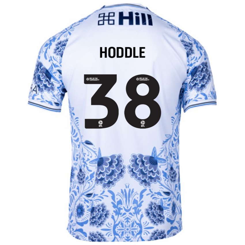 Dětské George Hoddle #38 Bílá Modrá Daleko Hráčské Dresy 2024/25 Dres