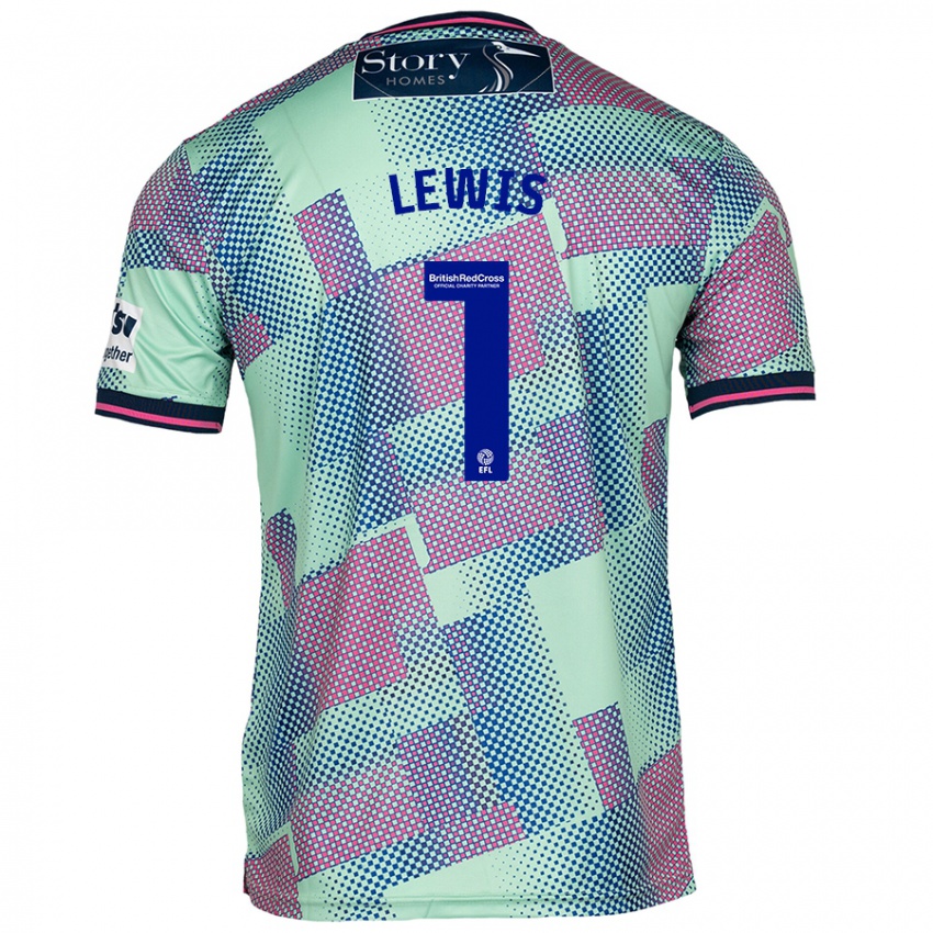 Dětské Harry Lewis #1 Zelený Daleko Hráčské Dresy 2024/25 Dres