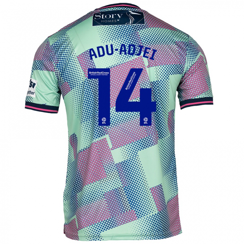 Dětské Daniel Adu-Adjei #14 Zelený Daleko Hráčské Dresy 2024/25 Dres