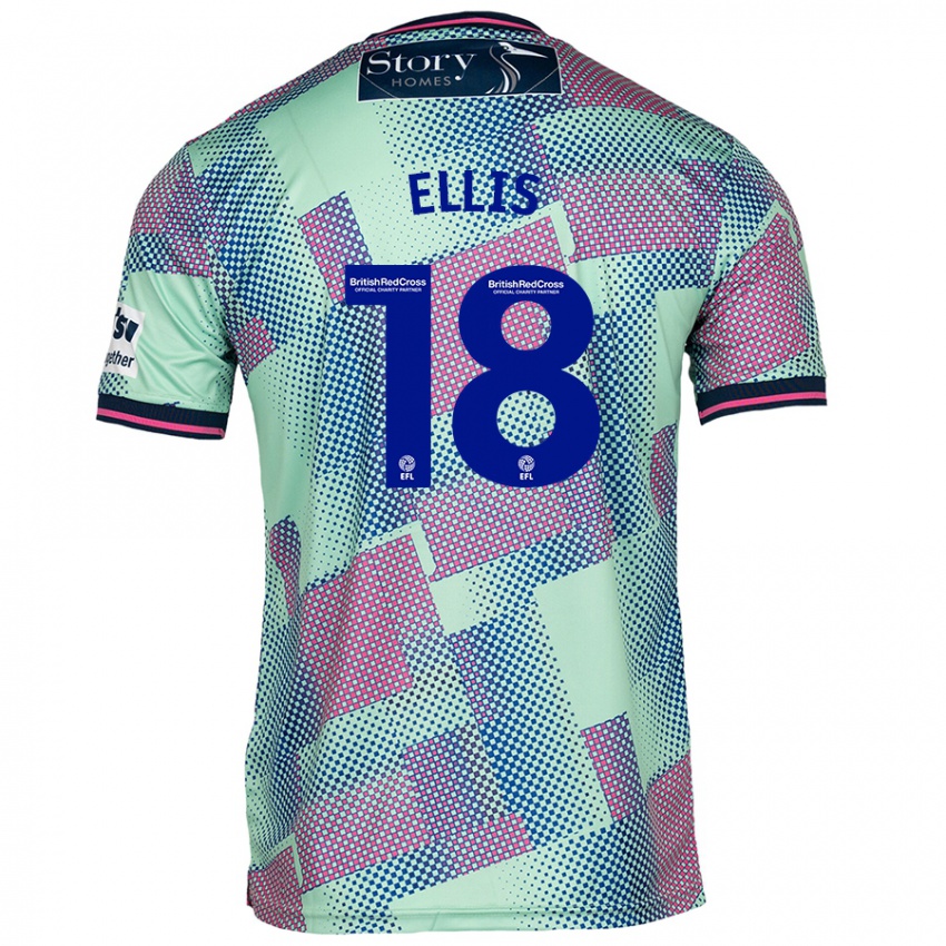 Dětské Jack Ellis #18 Zelený Daleko Hráčské Dresy 2024/25 Dres