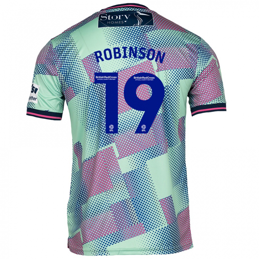 Dětské Jack Robinson #19 Zelený Daleko Hráčské Dresy 2024/25 Dres