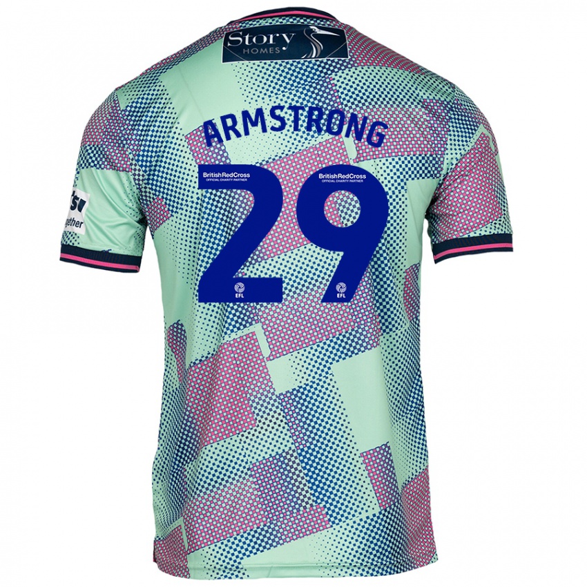 Dětské Luke Armstrong #29 Zelený Daleko Hráčské Dresy 2024/25 Dres