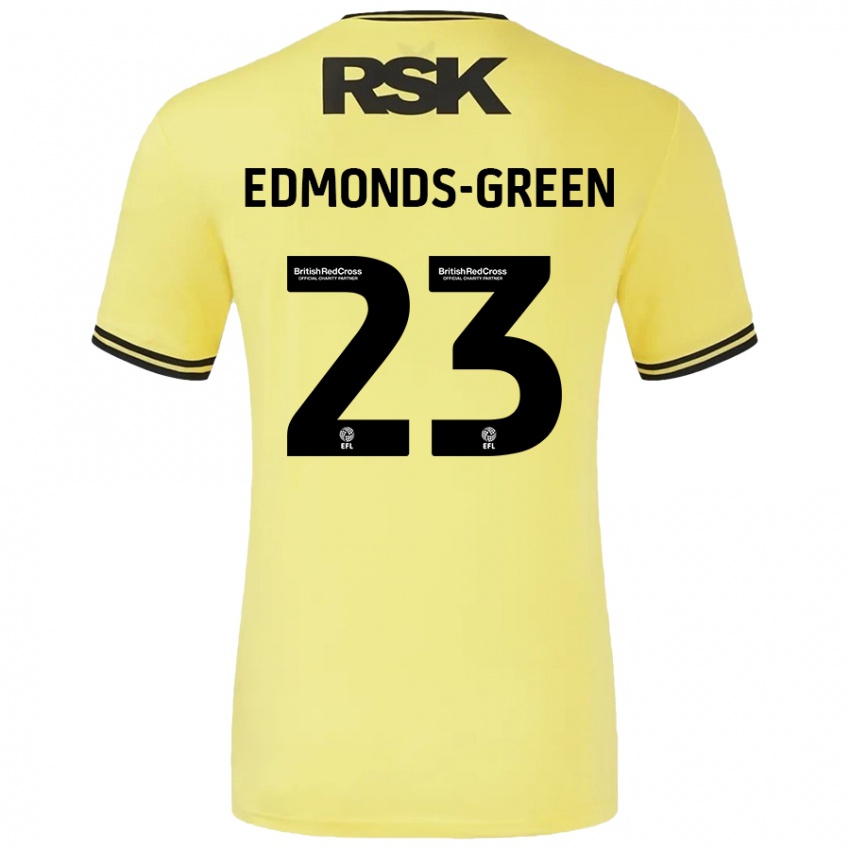 Dětské Rarmani Edmonds-Green #23 Žlutá Černá Daleko Hráčské Dresy 2024/25 Dres