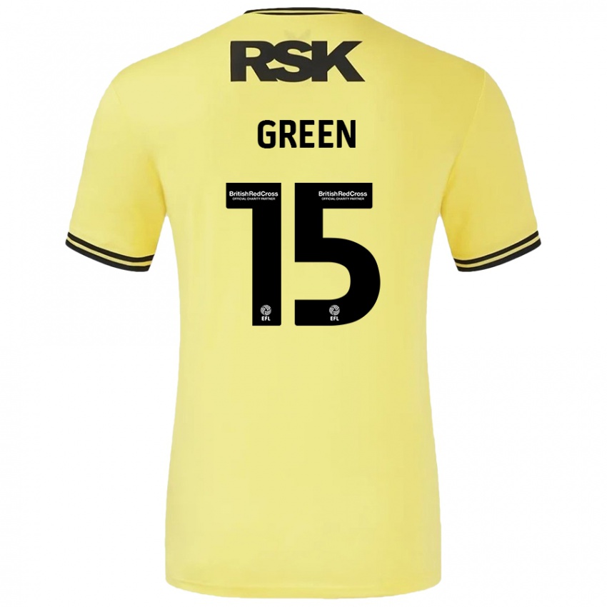 Dětské Kayleigh Green #15 Žlutá Černá Daleko Hráčské Dresy 2024/25 Dres