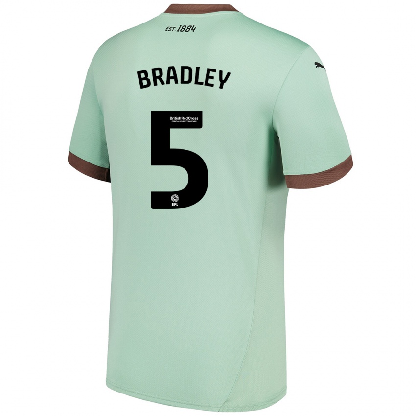 Dětské Sonny Bradley #5 Bledě Zelená Daleko Hráčské Dresy 2024/25 Dres