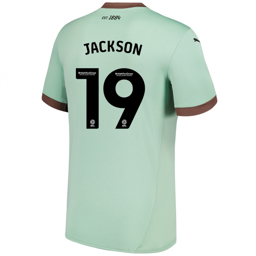 Dětské Kayden Jackson #19 Bledě Zelená Daleko Hráčské Dresy 2024/25 Dres