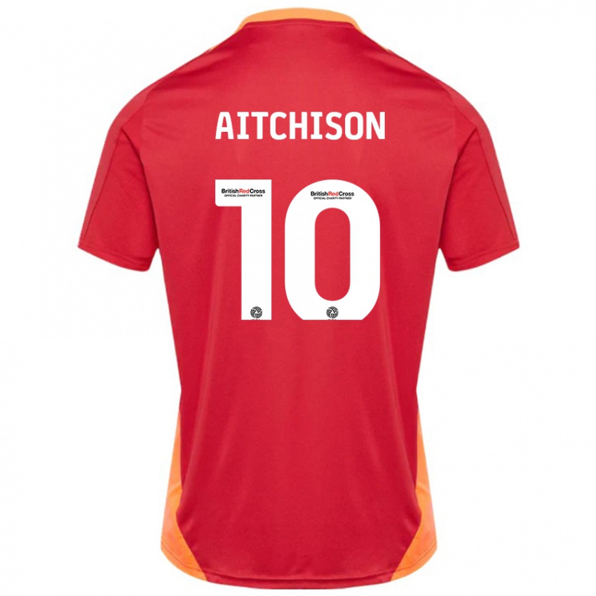 Dětské Jack Aitchison #10 Modrá Až Bílá Daleko Hráčské Dresy 2024/25 Dres