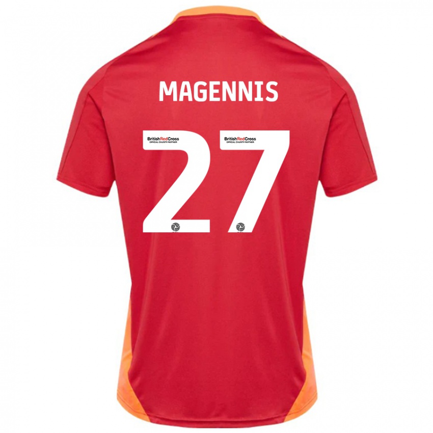 Dětské Josh Magennis #27 Modrá Až Bílá Daleko Hráčské Dresy 2024/25 Dres