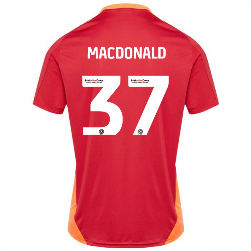 Dětské Shaun Macdonald #37 Modrá Až Bílá Daleko Hráčské Dresy 2024/25 Dres