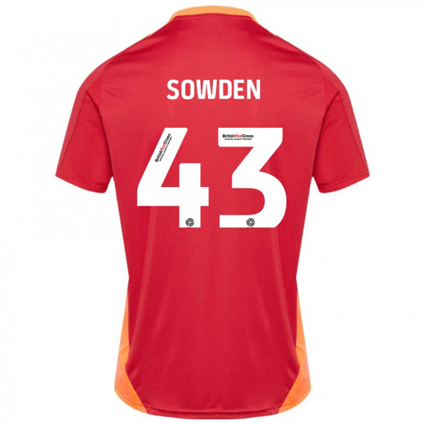 Dětské Andrew Sowden #43 Modrá Až Bílá Daleko Hráčské Dresy 2024/25 Dres