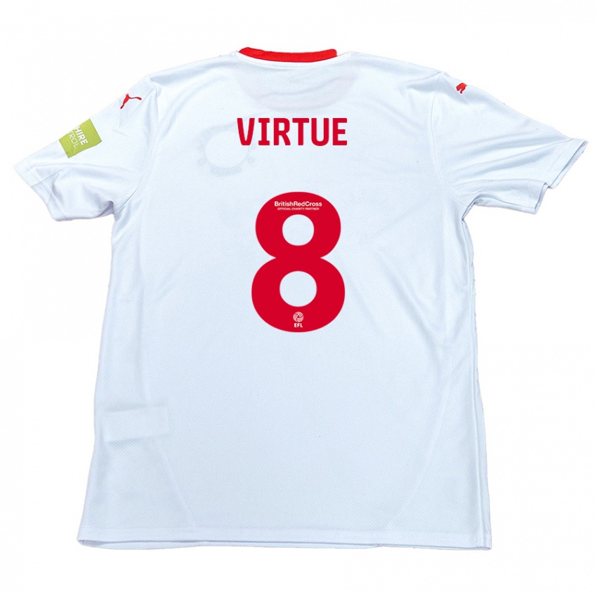 Dětské Matty Virtue #8 Bílý Daleko Hráčské Dresy 2024/25 Dres