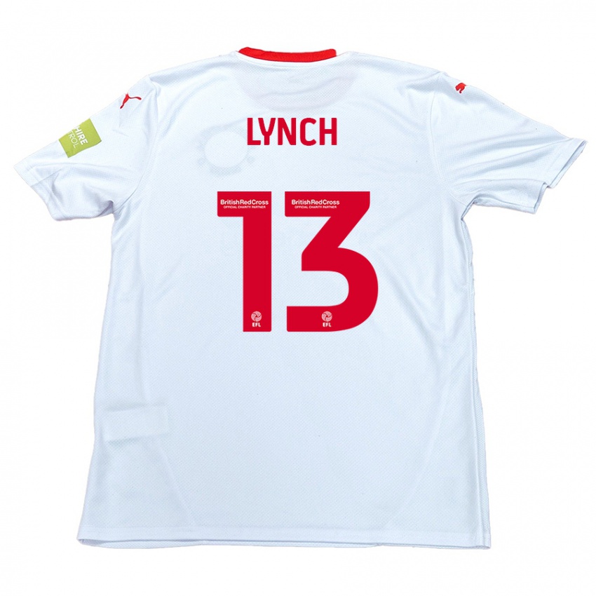 Dětské Jay Lynch #13 Bílý Daleko Hráčské Dresy 2024/25 Dres