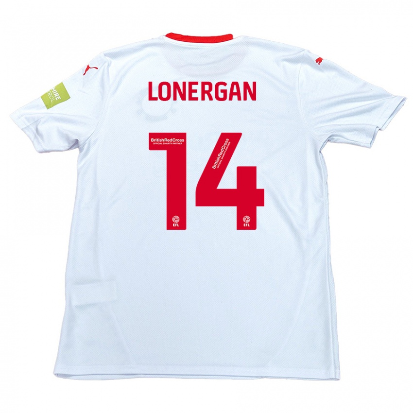 Dětské Tommy Lonergan #14 Bílý Daleko Hráčské Dresy 2024/25 Dres