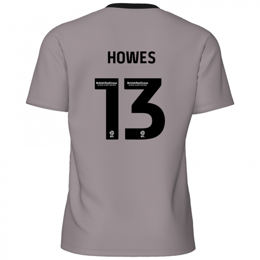 Dětské Sam Howes #13 Šedá Daleko Hráčské Dresy 2024/25 Dres