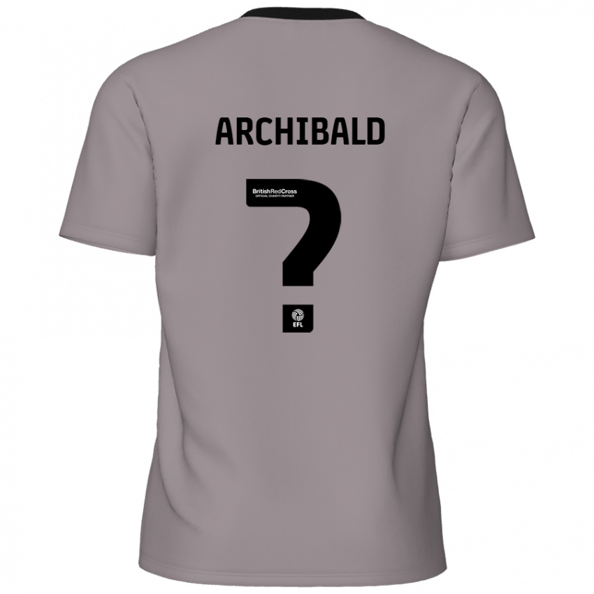 Dětské Aaron Archibald #0 Šedá Daleko Hráčské Dresy 2024/25 Dres